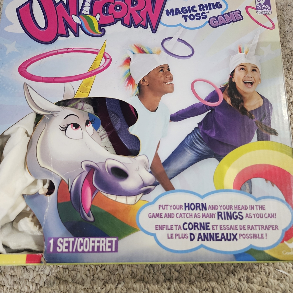 Unicorn Magic Ring Toss Game